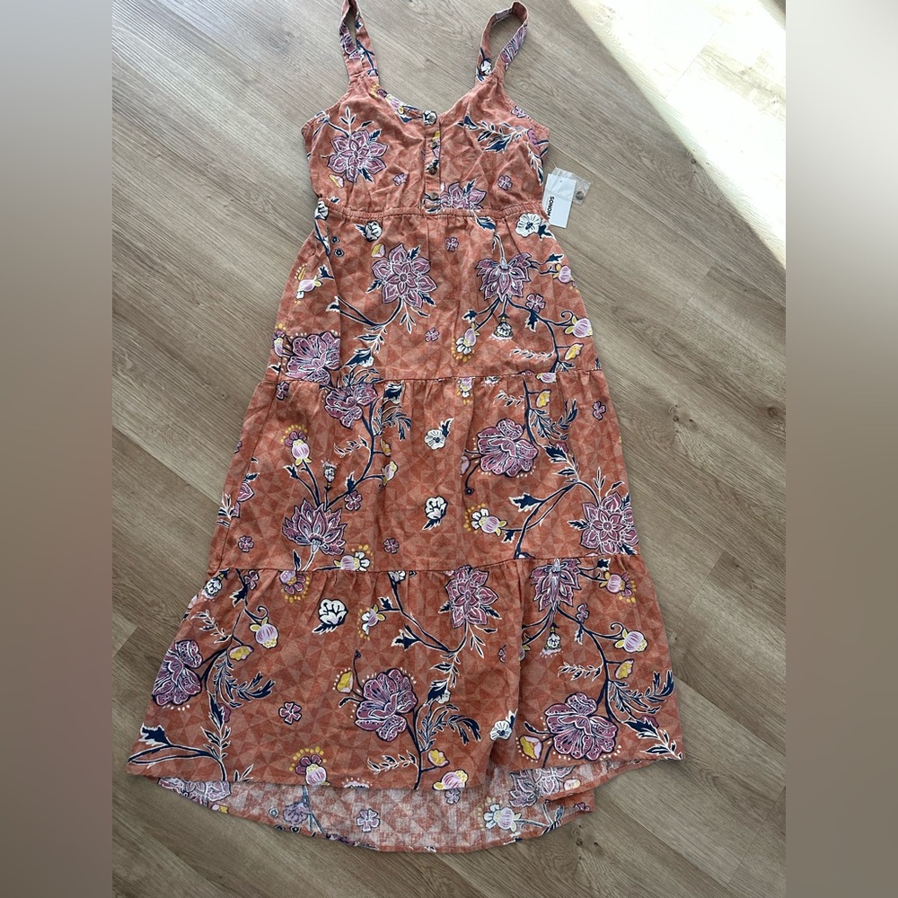 Sonoma linen blend sundress new Small
